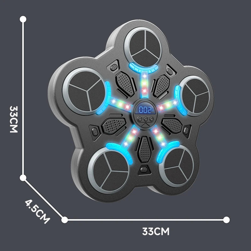 New Music Boxing Machine Smart Bluetooth Wall Mounted Music Boxing Trainer Gym Home Electronic Boxing Target Punching Equipment