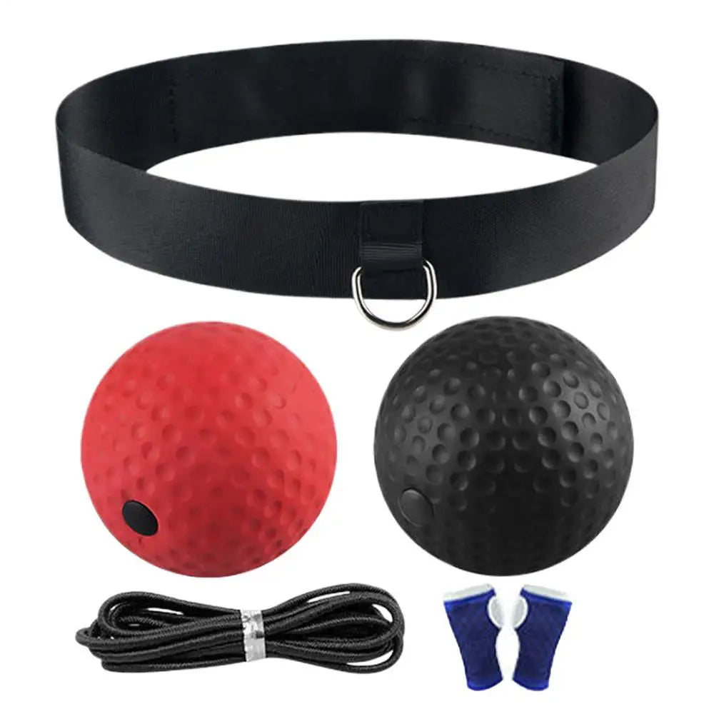 Elastic Headband And Black Light Ball HeadbandStyle Boxing Speed Ball For Adult Children'sSports Rebound Reaction Balls