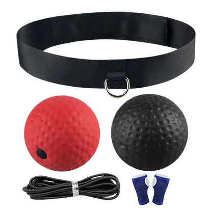 Elastic Headband And Black Light Ball HeadbandStyle Boxing Speed Ball For Adult Children'sSports Rebound Reaction Balls